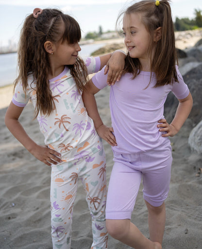 Pyjama en rayonne de bambou à manches courtes — Boho Surf
