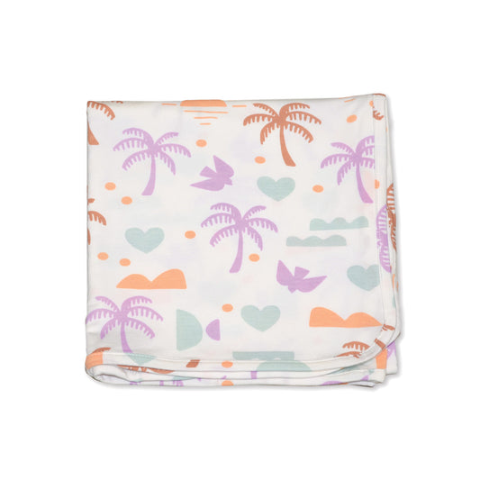 Bamboo Swaddle Blanket (Boho Surf Print)