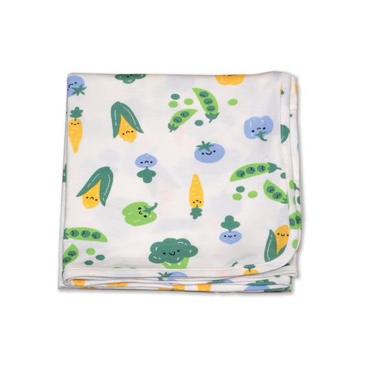 Bamboo Swaddle Blanket (Farmers Market Print)