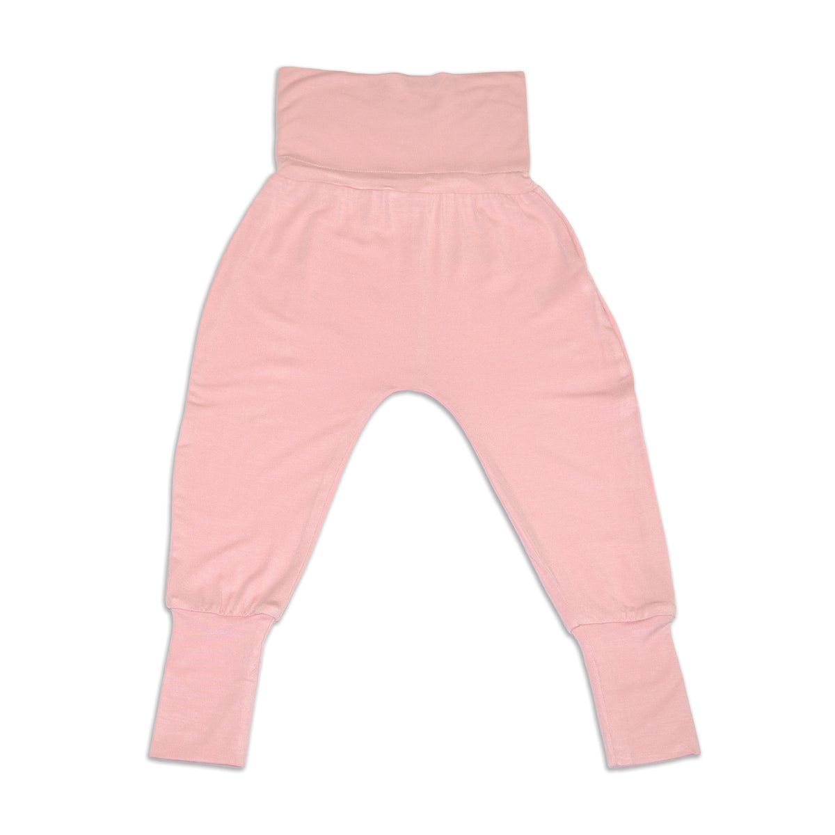 Bamboo Grow with Me Harem Pants (Coral Blush)