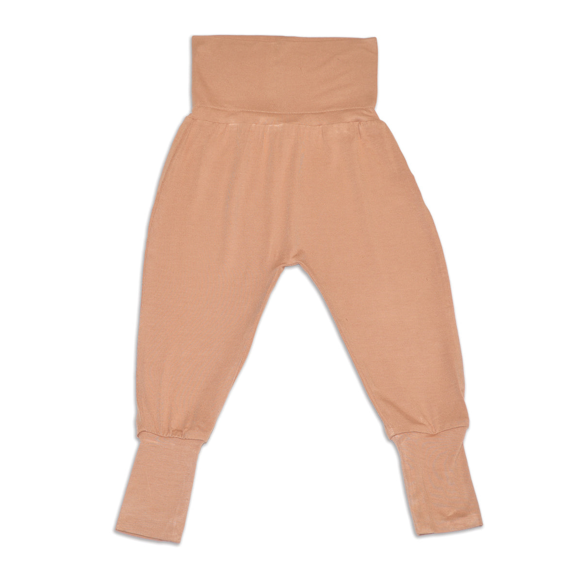 Bamboo Grow with Me Harem Pants (Toast)