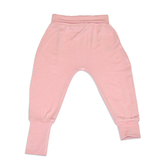 Bamboo Grow with Me Harem Pants (Coral Blush)