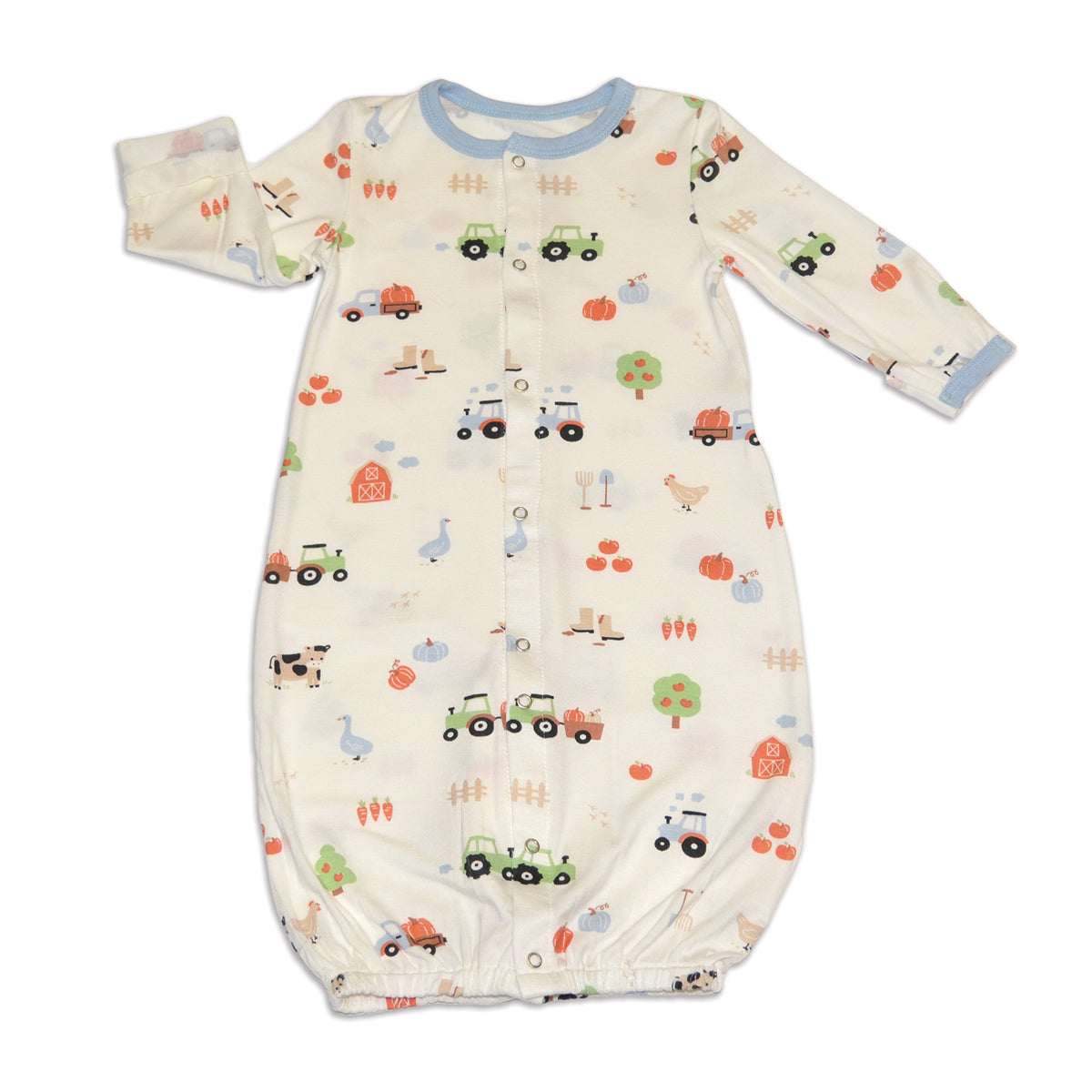 Bamboo Converter Gown (Pumpkin Farm Print)