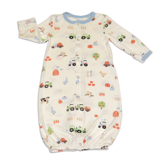 Bamboo Converter Gown (Pumpkin Farm Print)