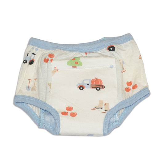 Bamboo Training Pants (Pumpkin Farm Print)