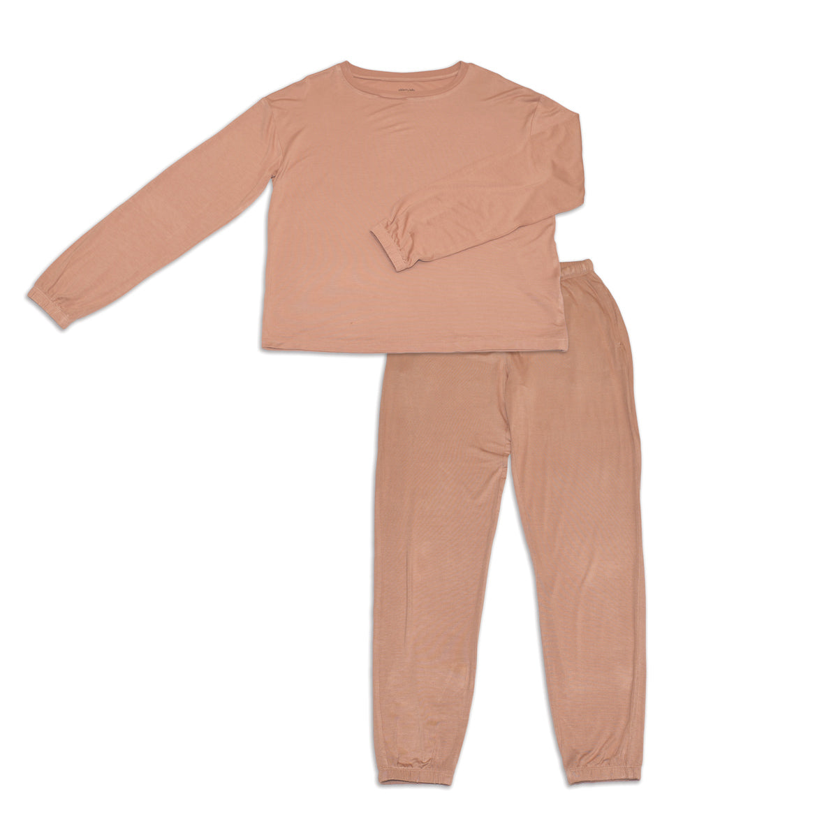 Women's Bamboo Long Sleeve Loungewear Set (Toast)