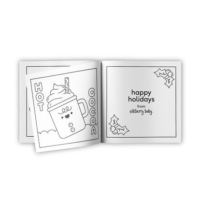 Dormeuse en rayonne de bambou à zip double sens avec cahier de coloriage — Festive Cocoa