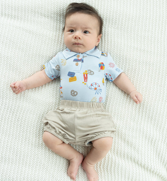 Bamboo Baby Bloomer (Owl Feather)