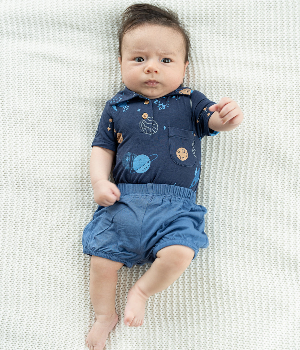 Bamboo Baby Bloomer (Galactic Blue)