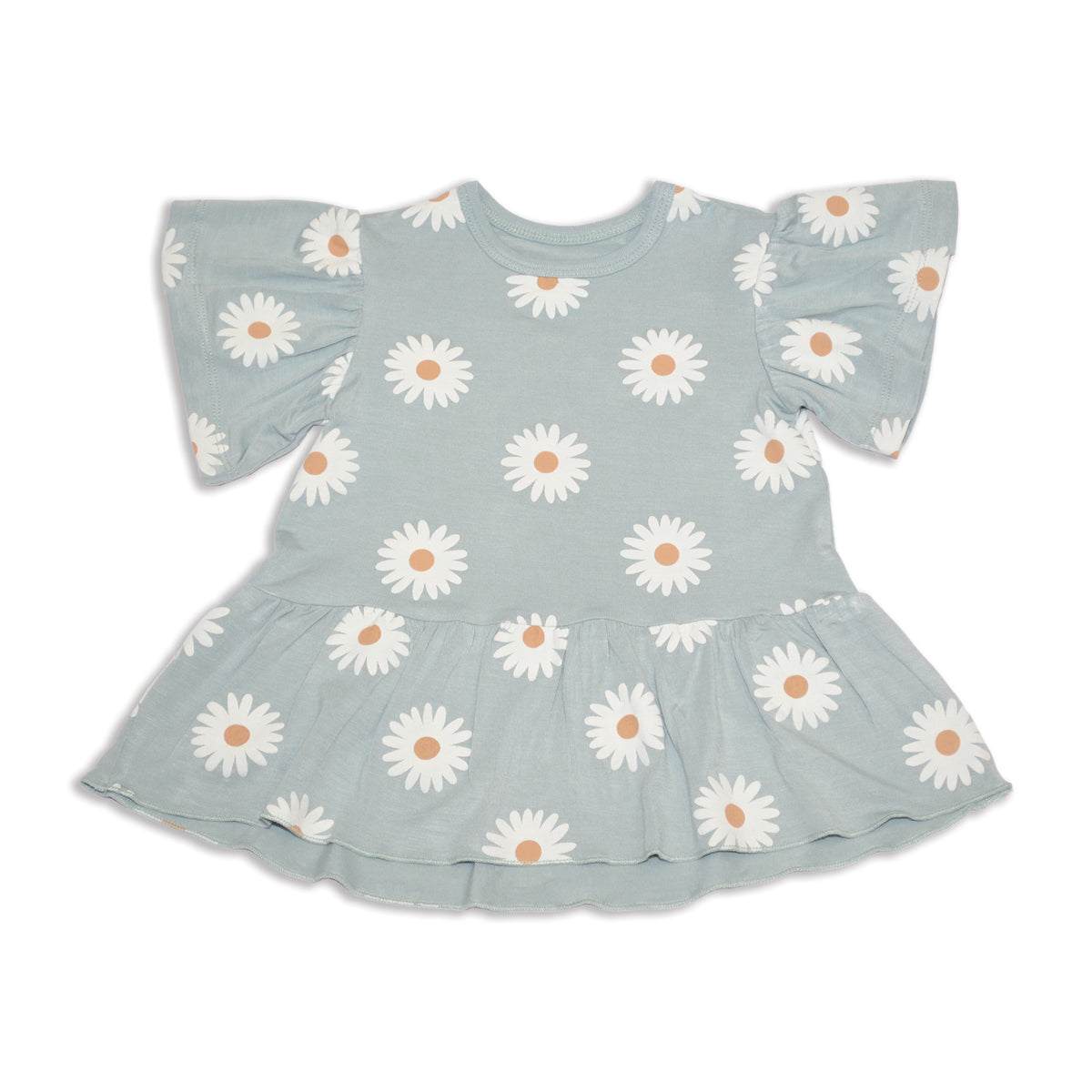 Bamboo Bell Sleeve Top (Daisy Print)