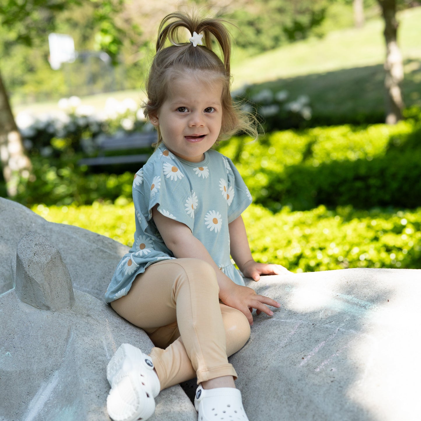 Bamboo Full Length Leggings (Cookie)