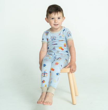 Pyjama en rayonne de bambou à manches courtes — Funland