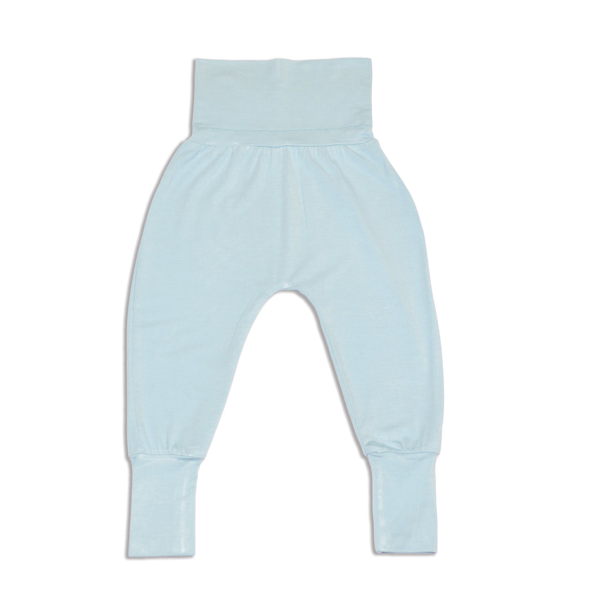 Bamboo Grow with Me Harem Pants (Blue Cloud)
