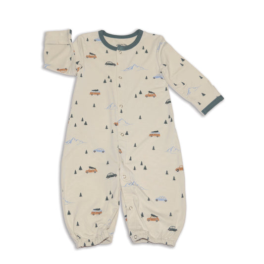 Bamboo Converter Gown (Winter Road Trip Print)