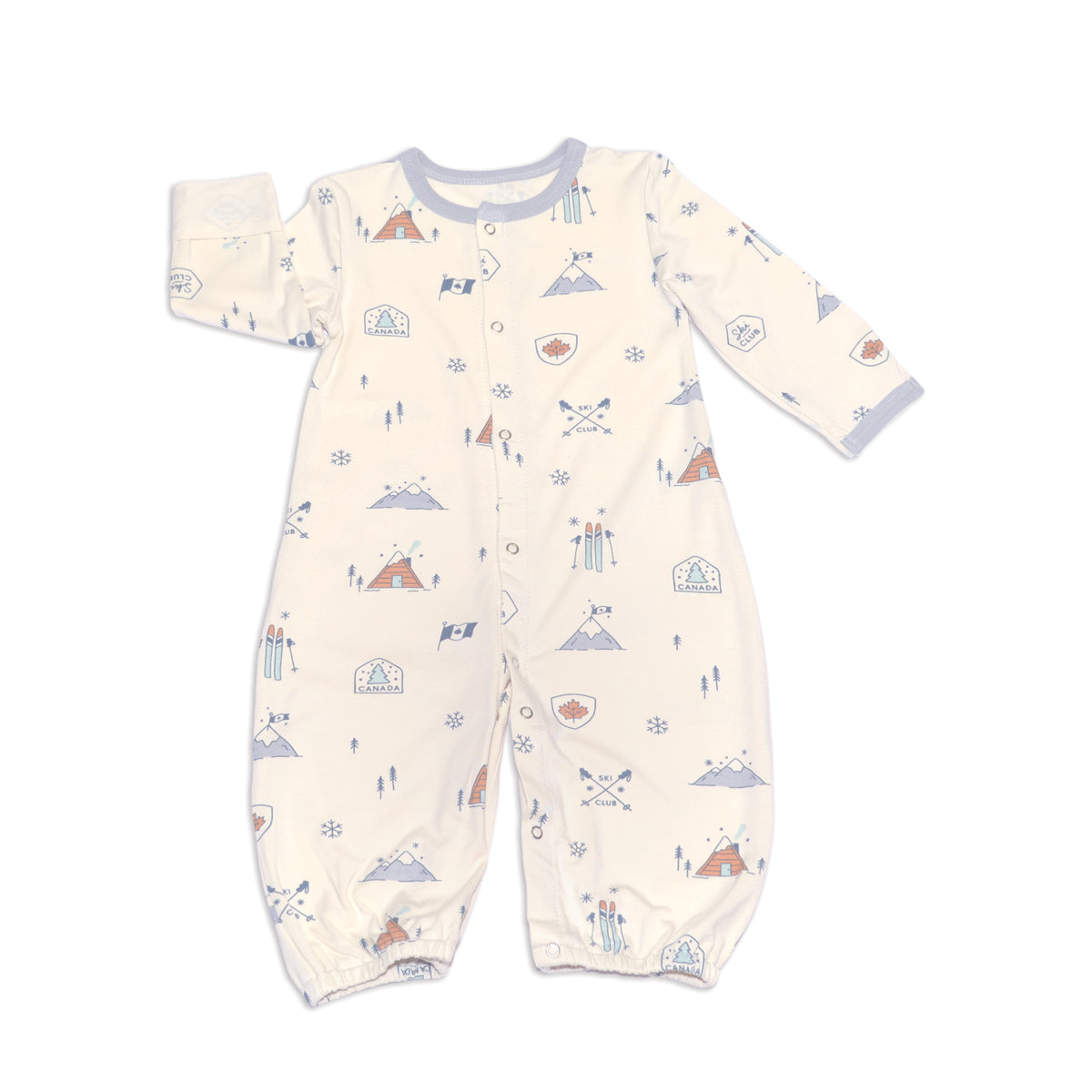 Bamboo Converter Gown (Ski Club Print)