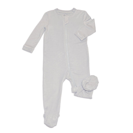 Bamboo Footies with Two Way Zipper (High Rise)