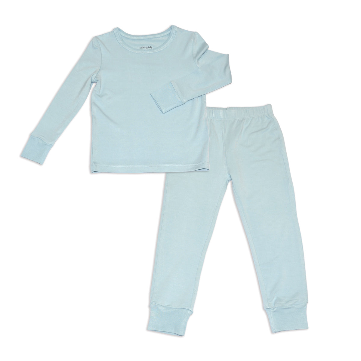 Bamboo Long Sleeve Pajama Set (Blue Cloud)