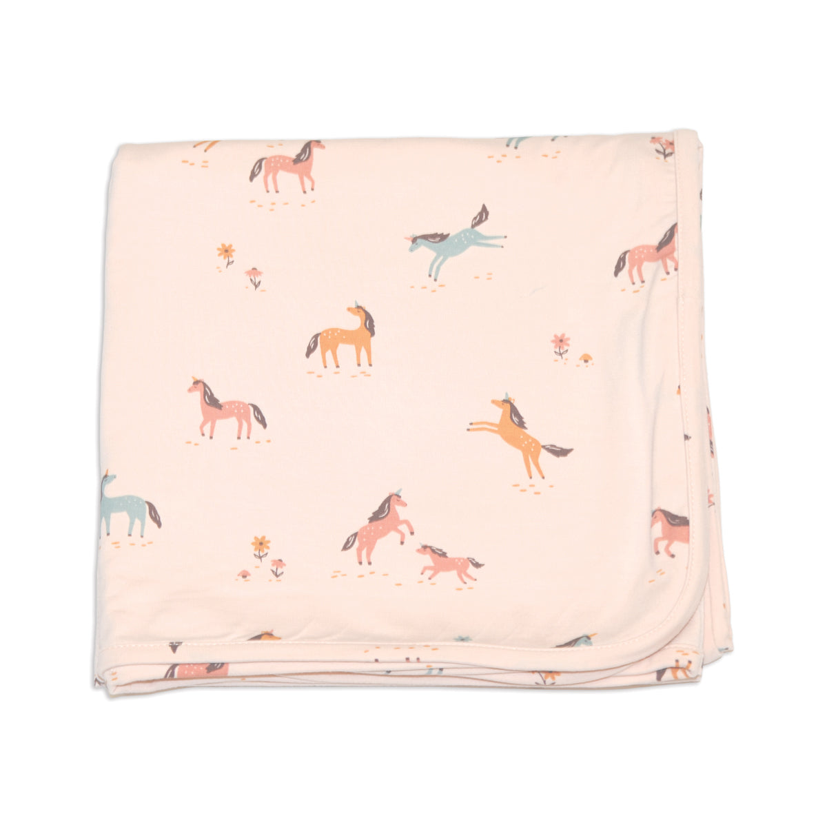 Bamboo Swaddle Blanket (Unicorn Meadow Print)