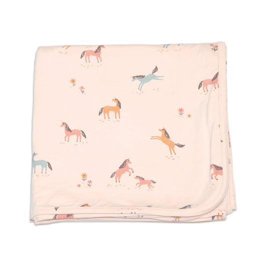 Bamboo Swaddle Blanket (Unicorn Meadow Print)