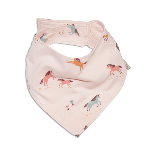 Bamboo Bandana Bib (Unicorn Meadow Print)