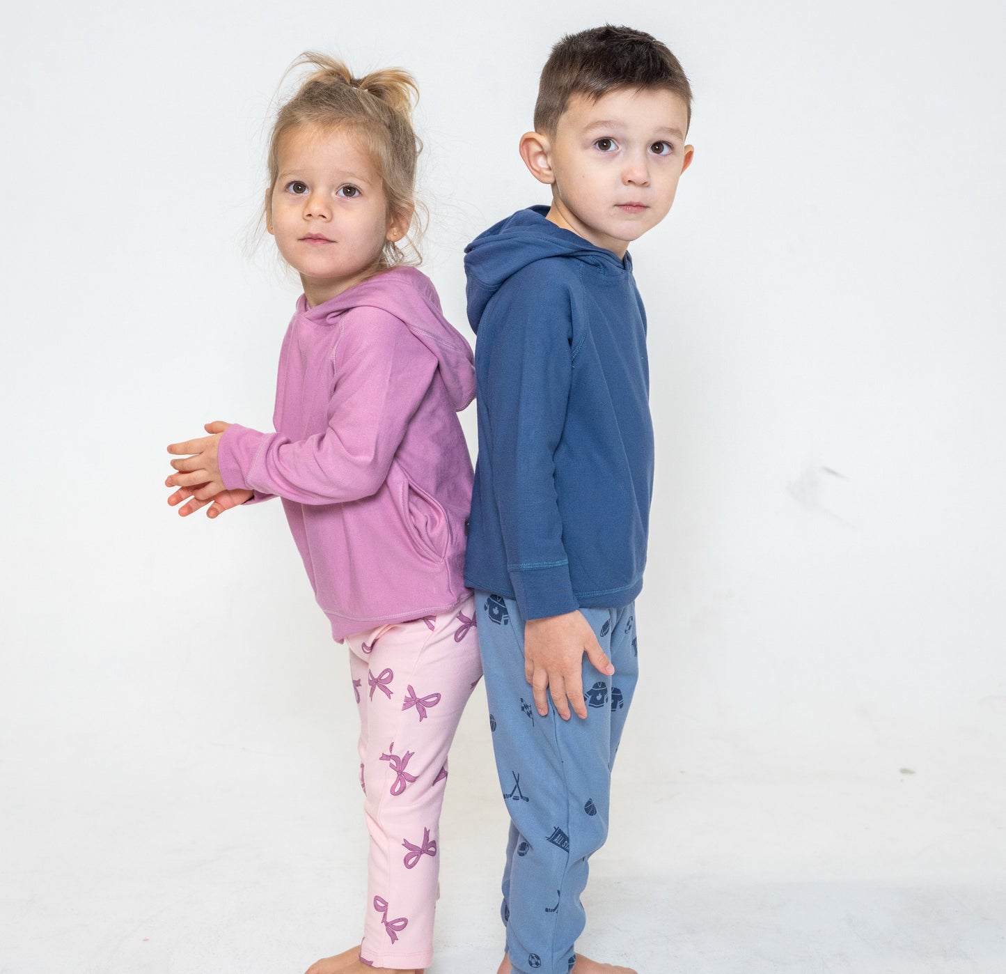 Bamboo Fleece Pullover Hoodie (Mauve Orchid)