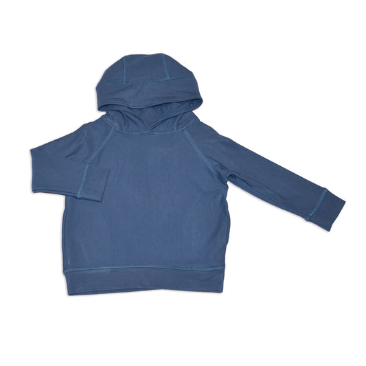 Bamboo Fleece Pullover Hoodie (Indigo)