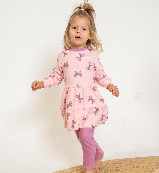 Bamboo Fleece Leggings (Mauve Orchid)