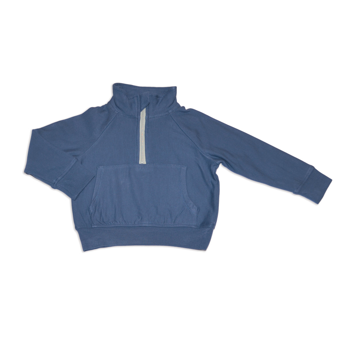 Bamboo Fleece Half Zip Sweatshirt (Indigo)