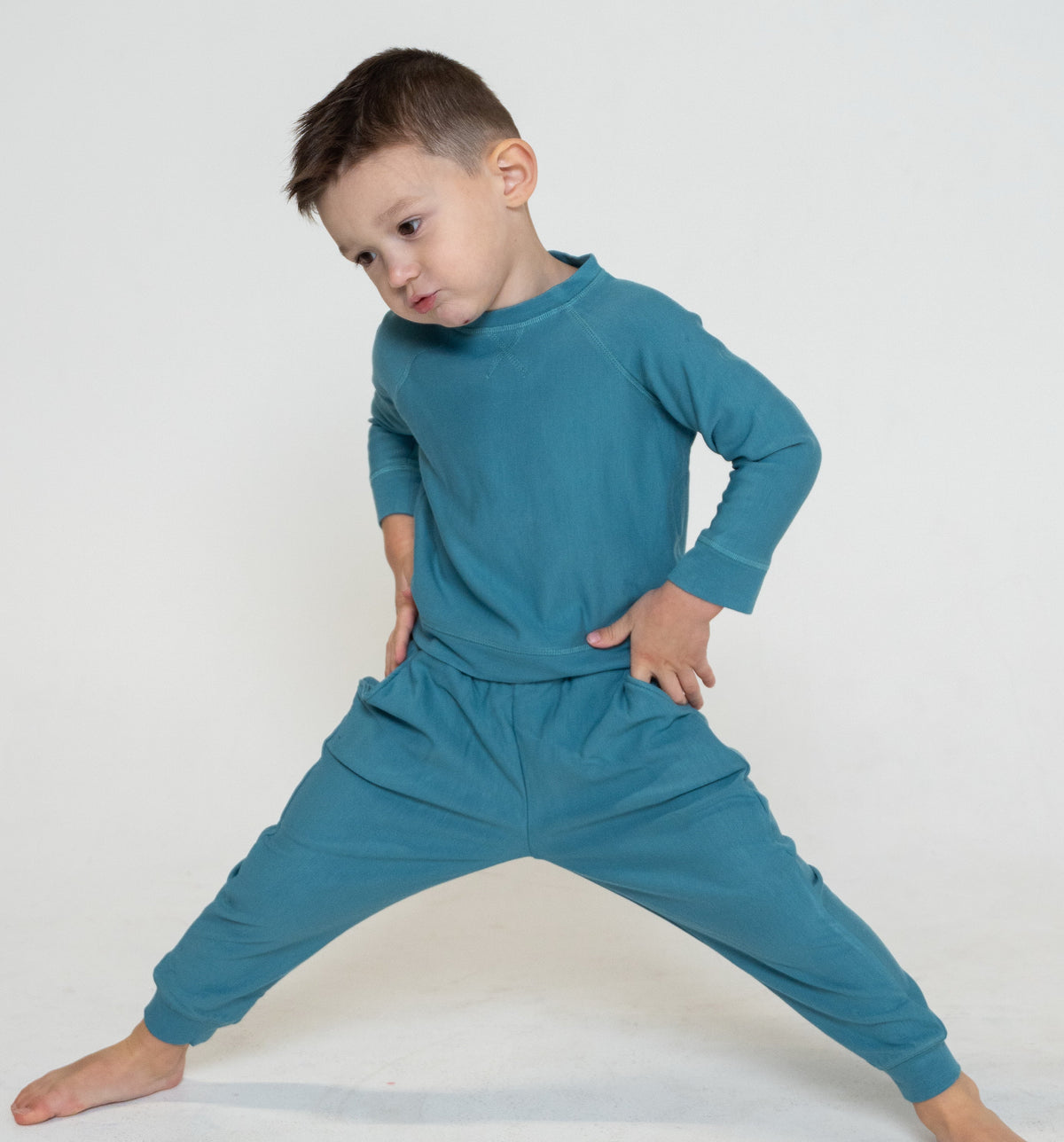 Bamboo Fleece Sweatshirt (Blue Forest)