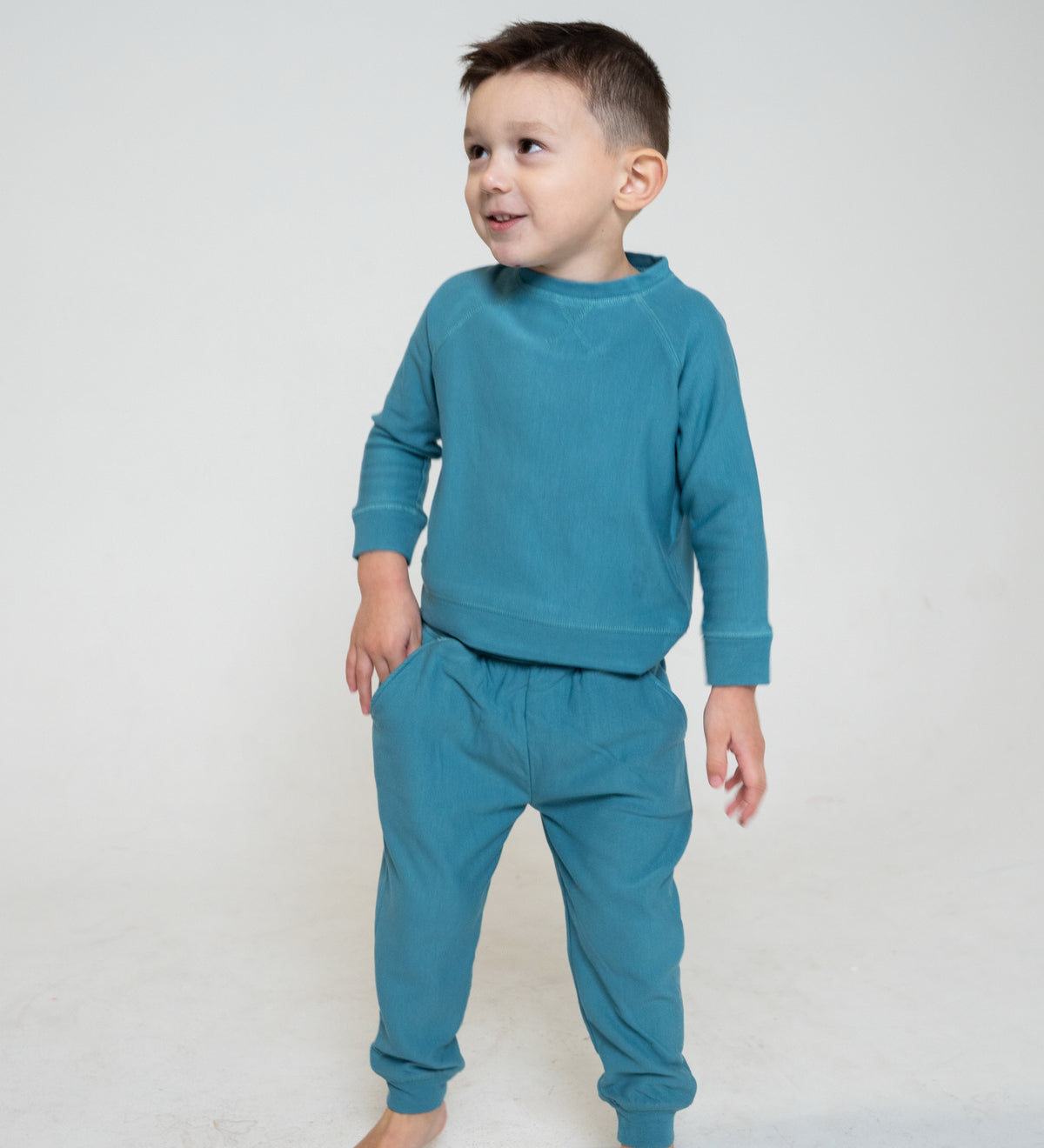 Bamboo Fleece Sweatshirt (Blue Forest)