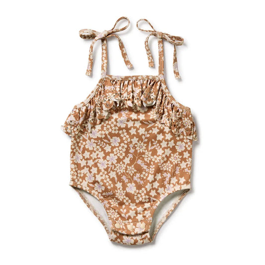 Maillot de bain ajouré Hazel Floral | Wilson + Frenchy