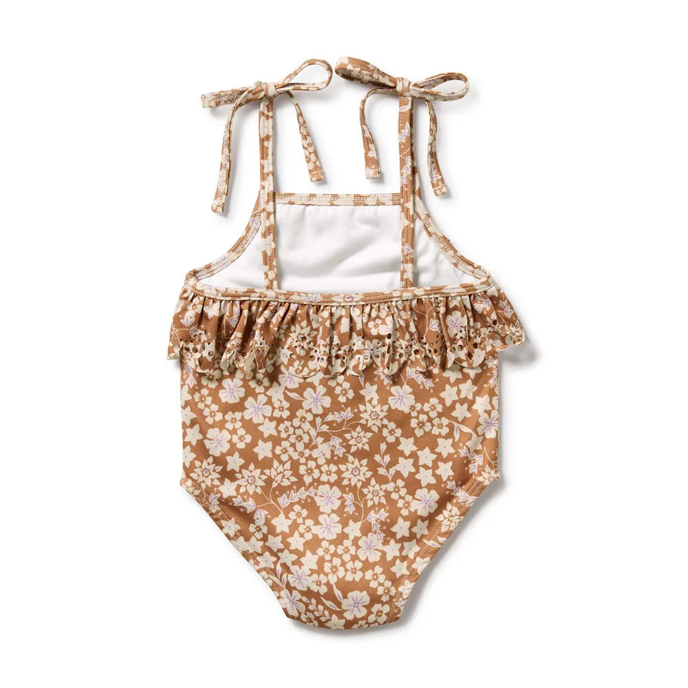 Maillot de bain ajouré Hazel Floral | Wilson + Frenchy
