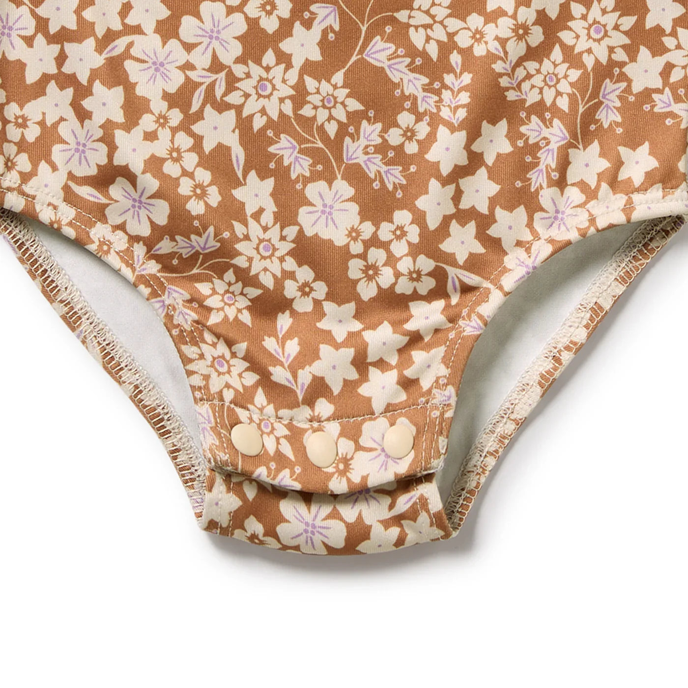 Maillot de bain ajouré Hazel Floral | Wilson + Frenchy