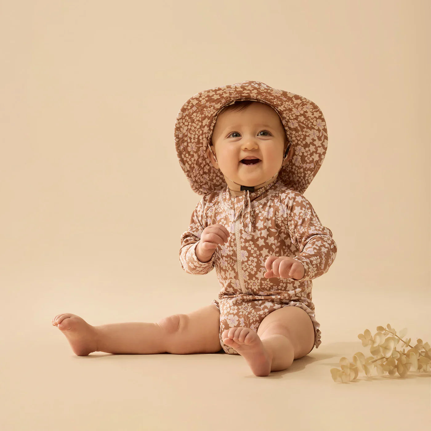 Chapeau de soleil floral Hazel | Wilson + Frenchy
