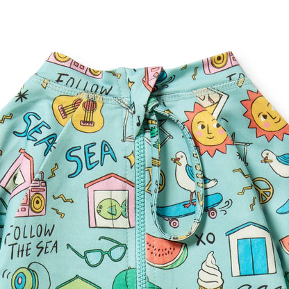 Sun Surf & Sea One Piece Boyleg Swimsuit | Wilson + Frenchy