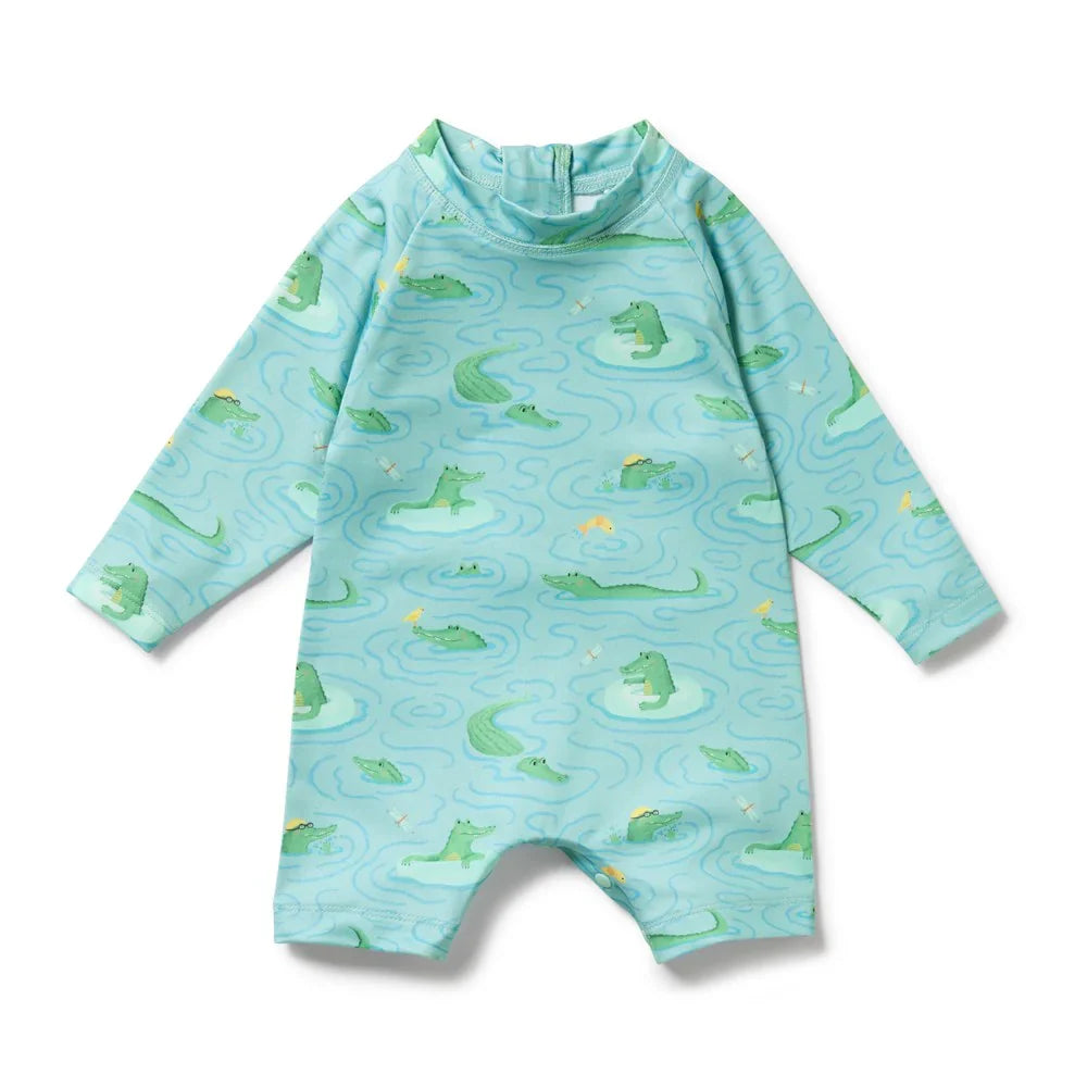 Maillot de bain Sunny Scales Boyleg une pièce | Wilson + Frenchy