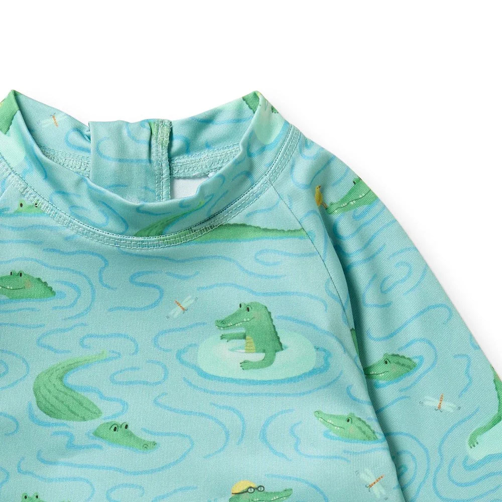 Maillot de bain Sunny Scales Boyleg une pièce | Wilson + Frenchy