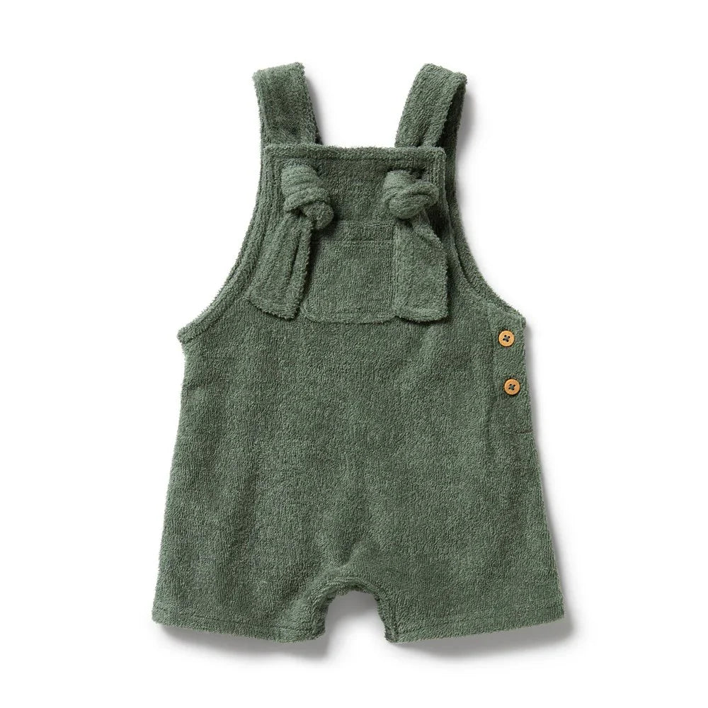 Salopette en tissu éponge biologique Moss | Wilson + Frenchy