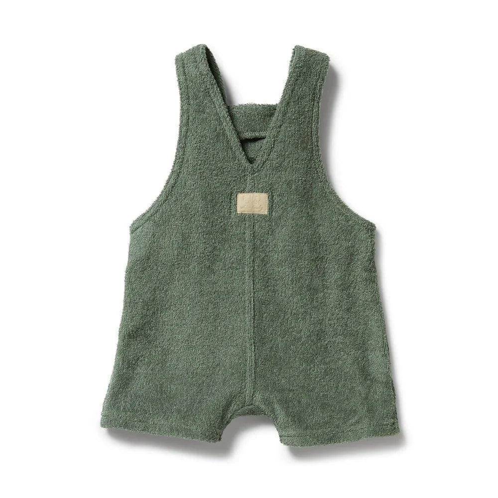 Salopette en tissu éponge biologique Moss | Wilson + Frenchy