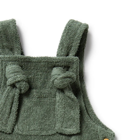 Salopette en tissu éponge biologique Moss | Wilson + Frenchy