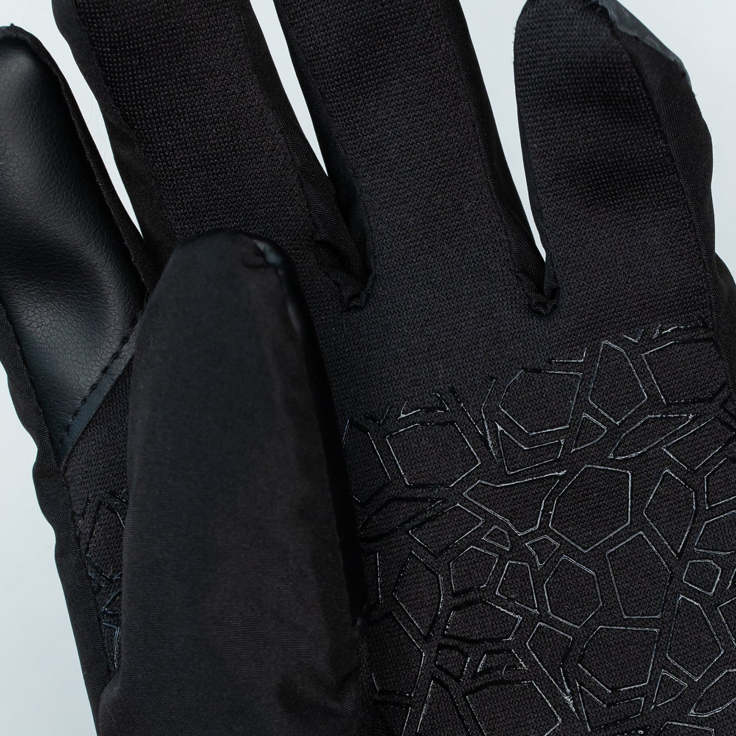 Black Chrome Hexagon Reflective Commuter Glove