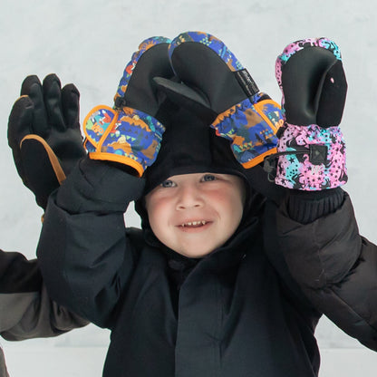 Woodlands Print Royal Mitten