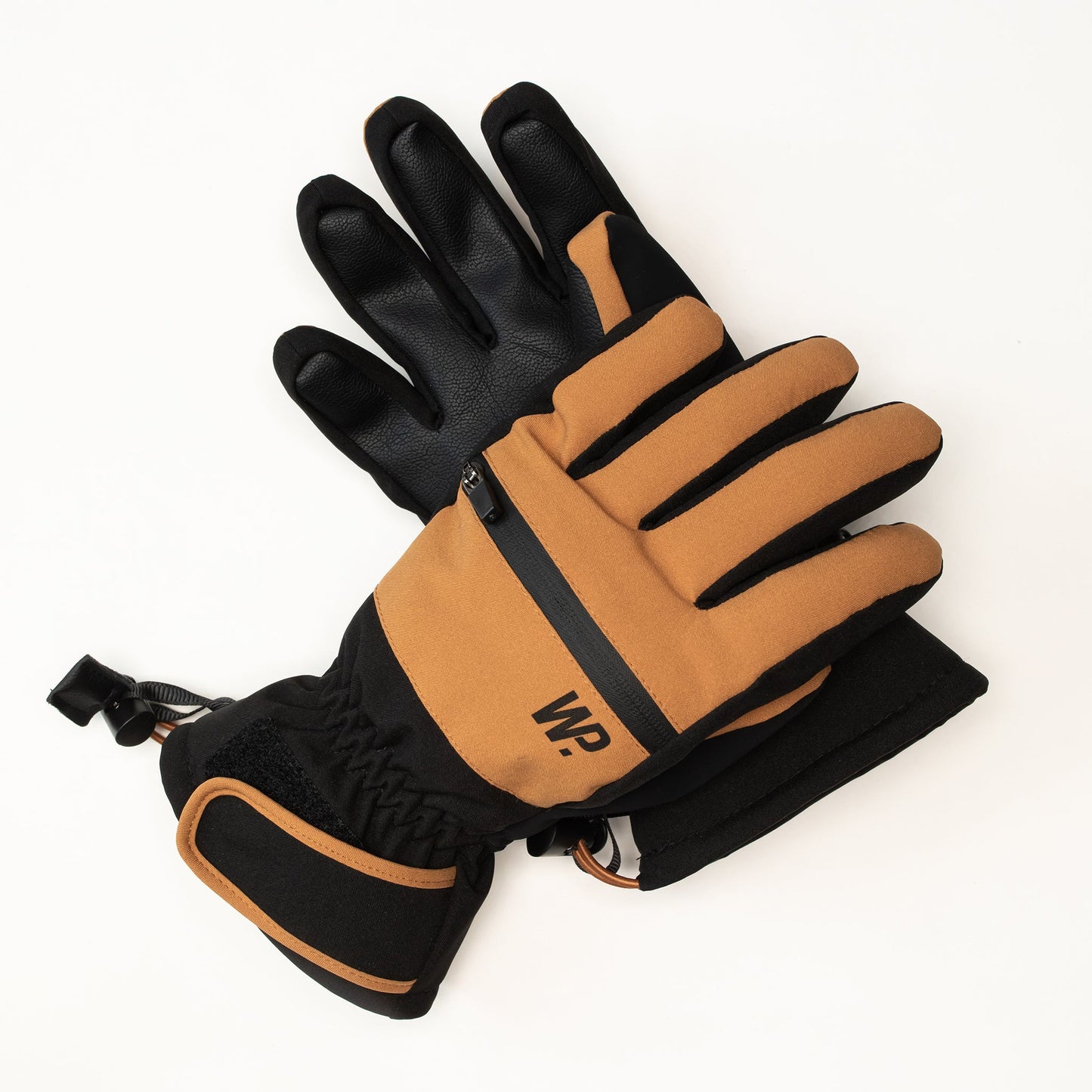 Camel Black Ski Glove