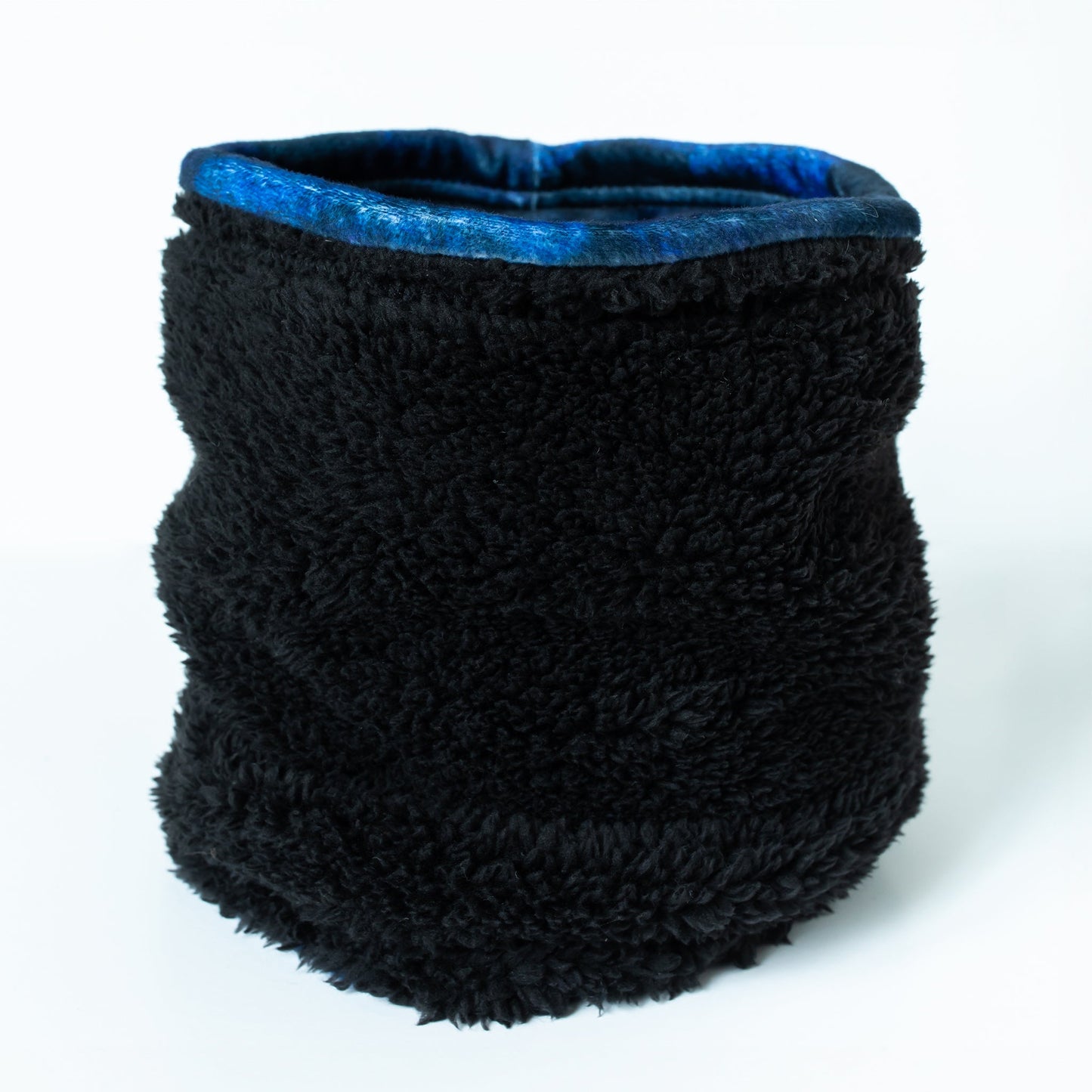 Royal Bark Camo and Black Reversible Plush Neck Warmer