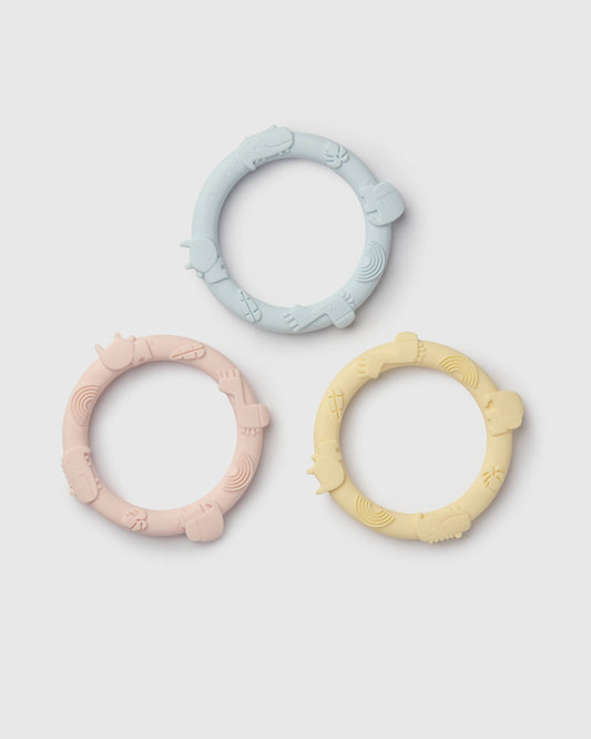 Wild Teether Ring Set - Pastel