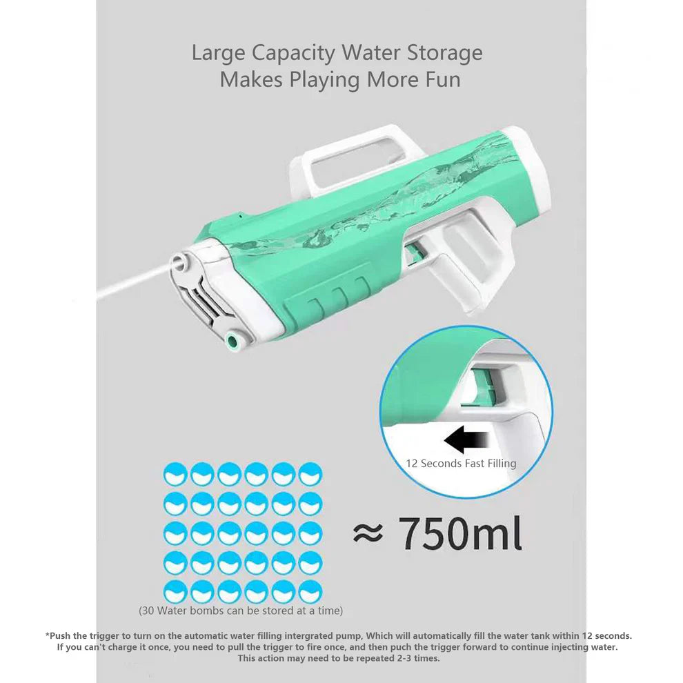 Pistolet à eau électrique avec lunette de visée