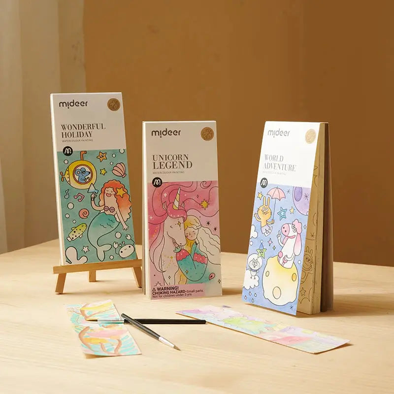 Mini Watercolor Painting Book