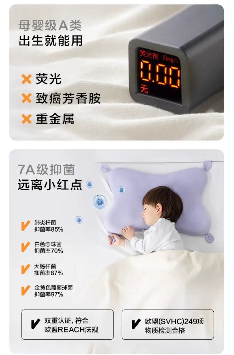 Babycare Toddler Pillow and Pillowcase