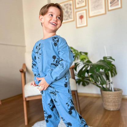 Ensemble Pyjama Coton Unisexe Motif Souris