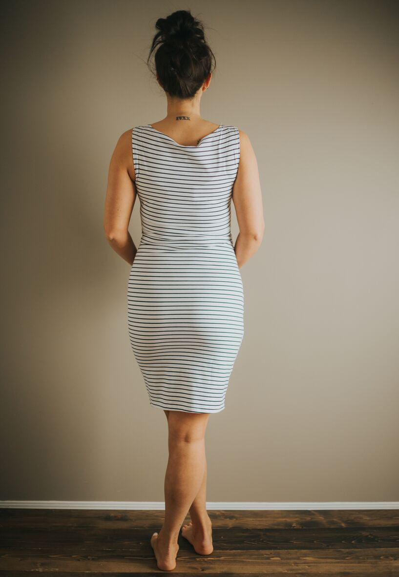 Katie Ruched Tank Maternity Dress